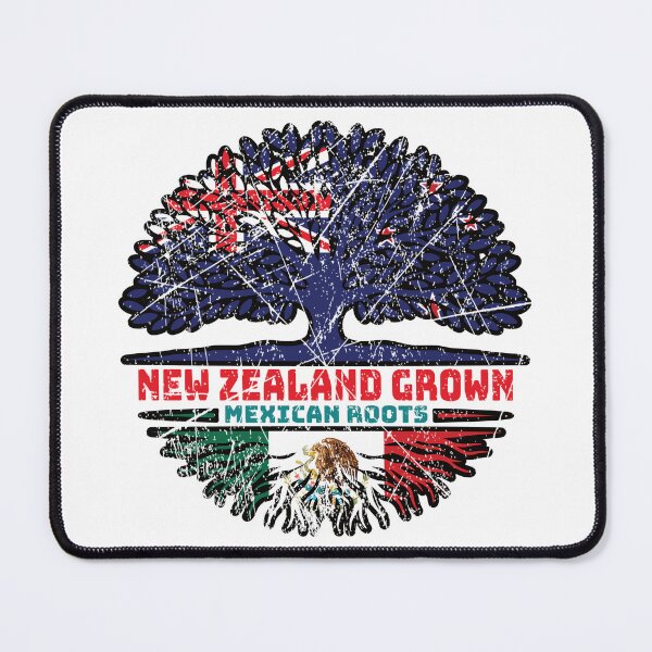 Item preview, Mexico Mexican New Zealander New Zealand Tree Roots Flag designed and sold by FlagX.