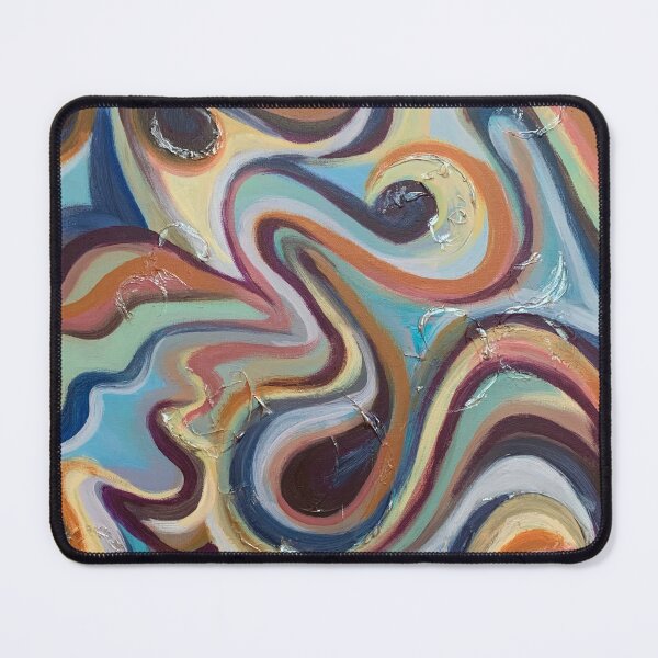 Aperçu de l'œuvre Peinture acrylique abstraite "Bruit de roulement" créée et vendue par KatarinaEva.
