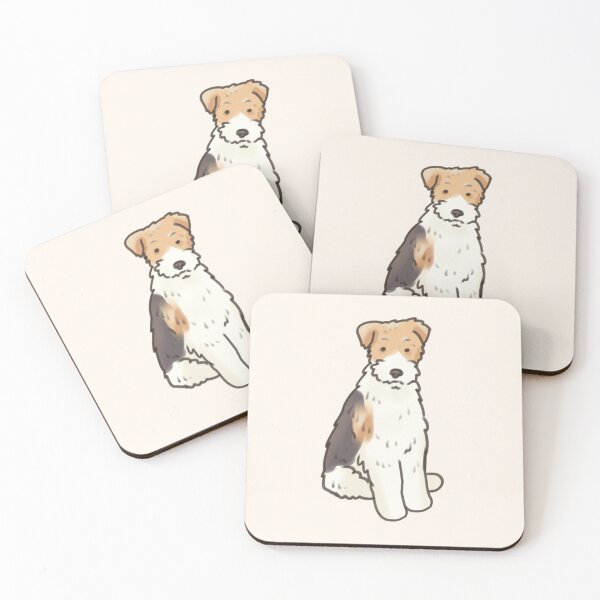 Item preview, Cute Wire Fox Terrier dog illustration designed and sold by Artofmayara.