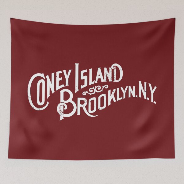 Item preview, Coney Island New York Vintage Wordmark designed and sold by deadmansupplyco.