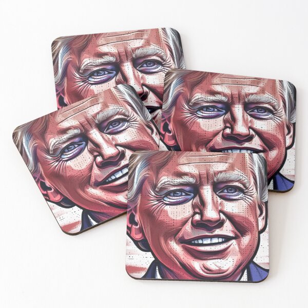 Item preview, Blonde-haired future US president stands up for photo shoot designed and sold by Purpleflex.