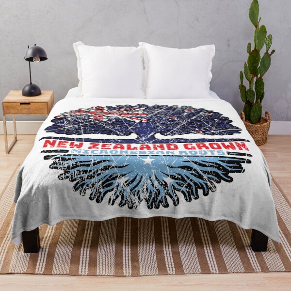 Item preview, Micronesia Micronesian New Zealander New Zealand Tree Roots Flag designed and sold by FlagX.