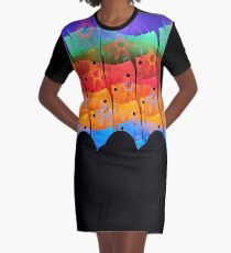DA FS Alien Skin Layers ONFX© Graphic T-Shirt Dress