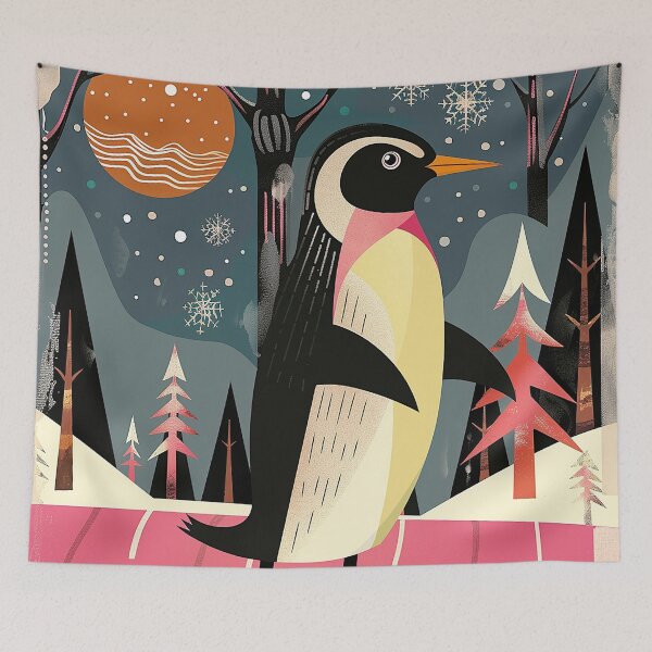Item preview, Penguin Illustration Art designed and sold by nomiraclehere.