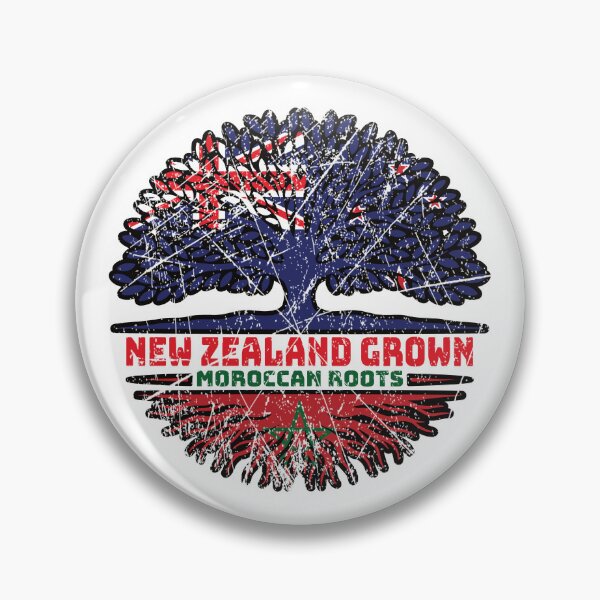 Item preview, Morocco Moroccan New Zealander New Zealand Tree Roots Flag designed and sold by FlagX.