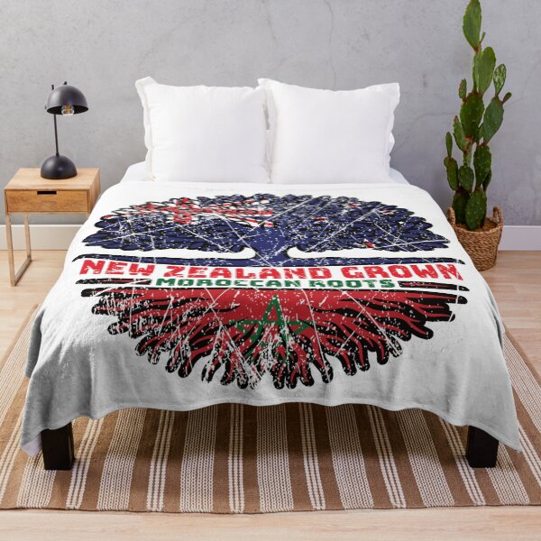 Item preview, Morocco Moroccan New Zealander New Zealand Tree Roots Flag designed and sold by FlagX.