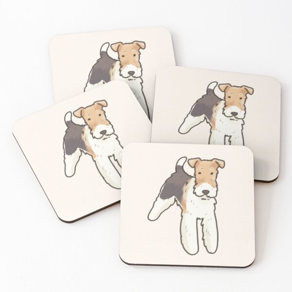 Item preview, Wire Fox Terrier dog art designed and sold by Artofmayara.