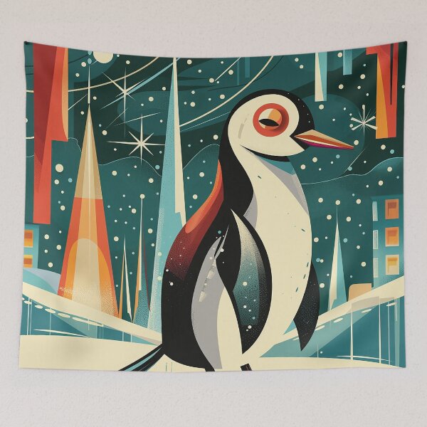 Item preview, Penguin Illustration Art designed and sold by nomiraclehere.