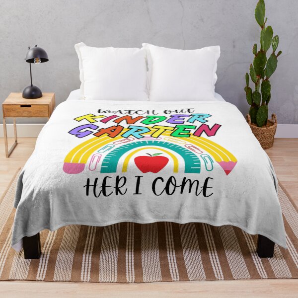 Item preview, Watch Out Kindergarten Here I Come rainbow Back To School designed and sold by sumajouda.