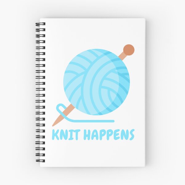 Item preview, Knit Happens! Cute Knitting Pun designed and sold by PMCreative.