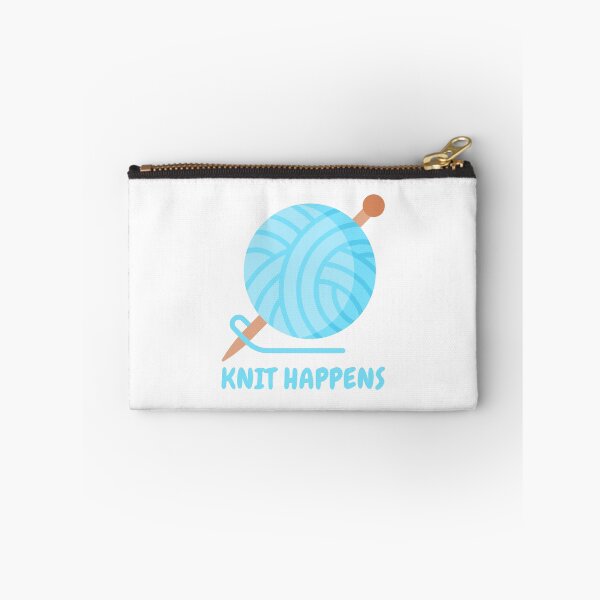 Item preview, Knit Happens! Cute Knitting Pun designed and sold by PMCreative.