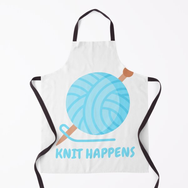 Item preview, Knit Happens! Cute Knitting Pun designed and sold by PMCreative.