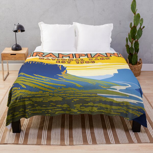 Item preview, Grampians National Park Vintage Travel Poster designed and sold by ZionPosteria.