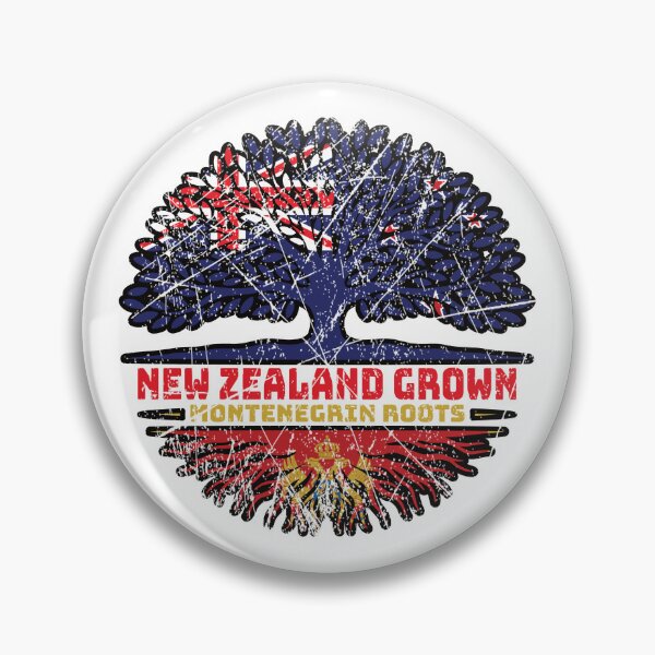 Item preview, Montenegro Montenegrin New Zealander New Zealand Tree Roots Flag designed and sold by FlagX.