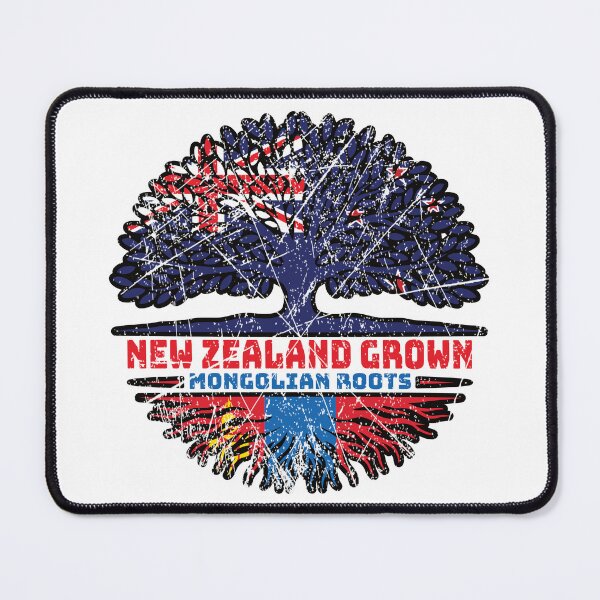 Item preview, Mongolia Mongolian New Zealander New Zealand Tree Roots Flag designed and sold by FlagX.