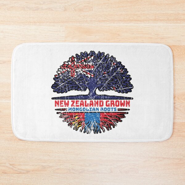Item preview, Mongolia Mongolian New Zealander New Zealand Tree Roots Flag designed and sold by FlagX.