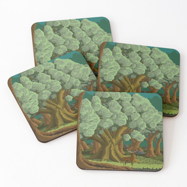 Item preview, A deer in the forest pixel art style designed and sold by BroccoliXer.