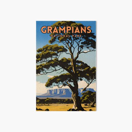 Item preview, Grampians National Park Vintage Travel designed and sold by ZionPosteria.