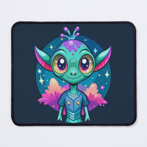 Item preview, Whimsical Neon Alien designed and sold by SebTees.