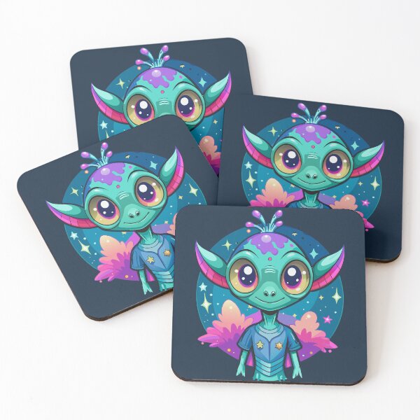 Item preview, Whimsical Neon Alien designed and sold by SebTees.