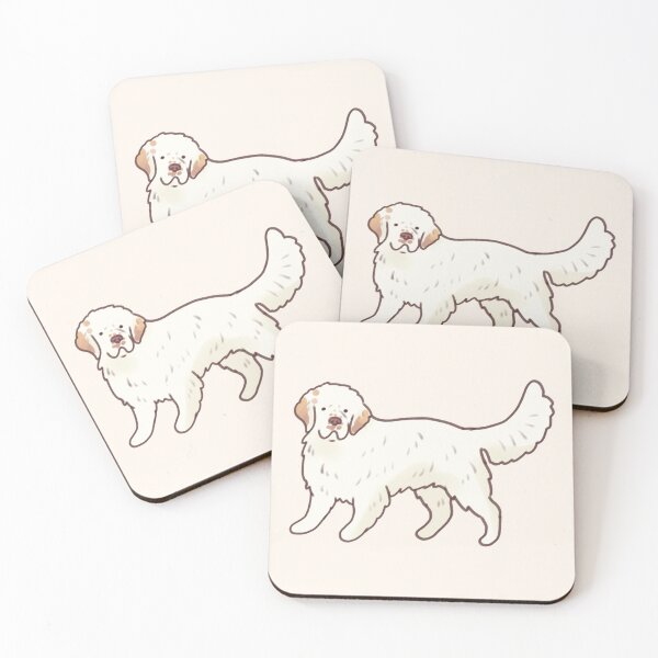 Item preview, Clumber Spaniel dog illustration  designed and sold by Artofmayara.