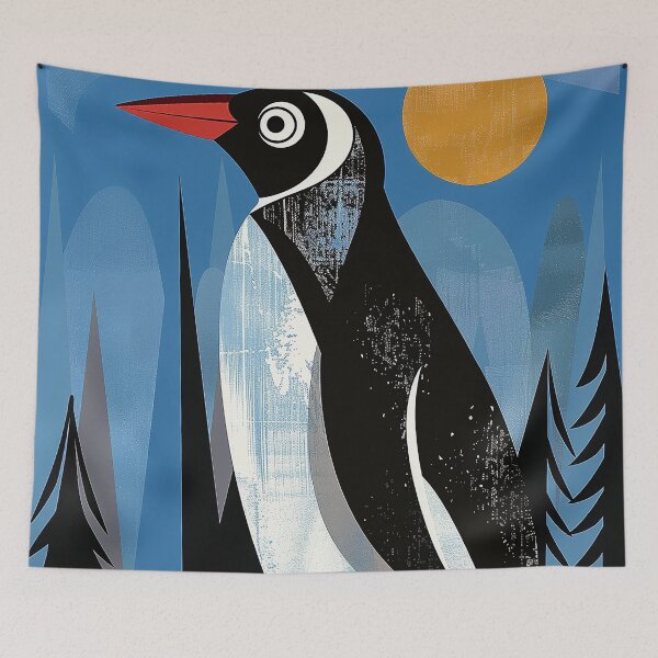 Item preview, Penguin Illustration Art designed and sold by nomiraclehere.
