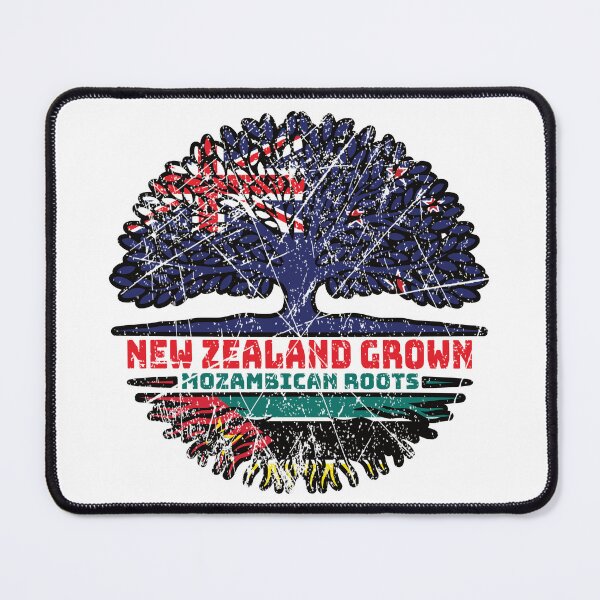 Item preview, Mozambique Mozambican New Zealander New Zealand Tree Roots Flag designed and sold by FlagX.