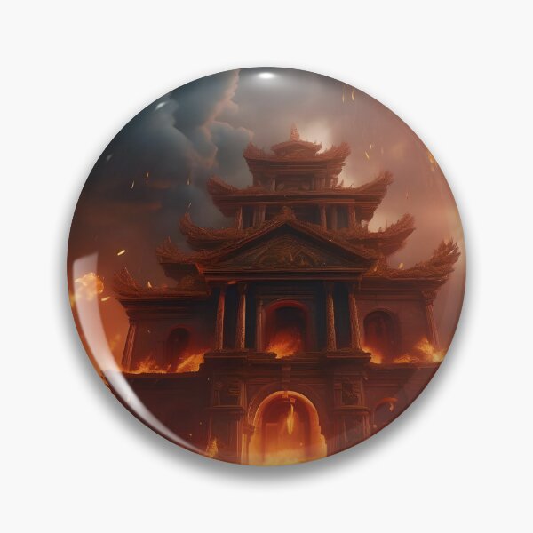 Item preview, Mansion on flames designed and sold by Grandcreators.