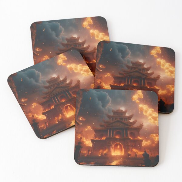 Item preview, Mansion on flames designed and sold by Grandcreators.