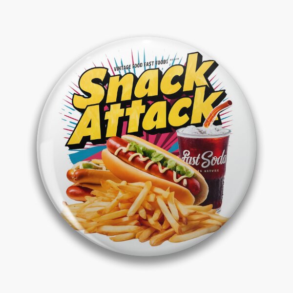 Item preview, "Snack Attack" Vintage fast food Ads designed and sold by OneLastWish.