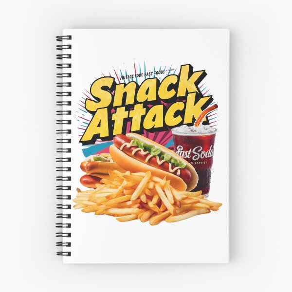 Item preview, "Snack Attack" Vintage fast food Ads designed and sold by OneLastWish.