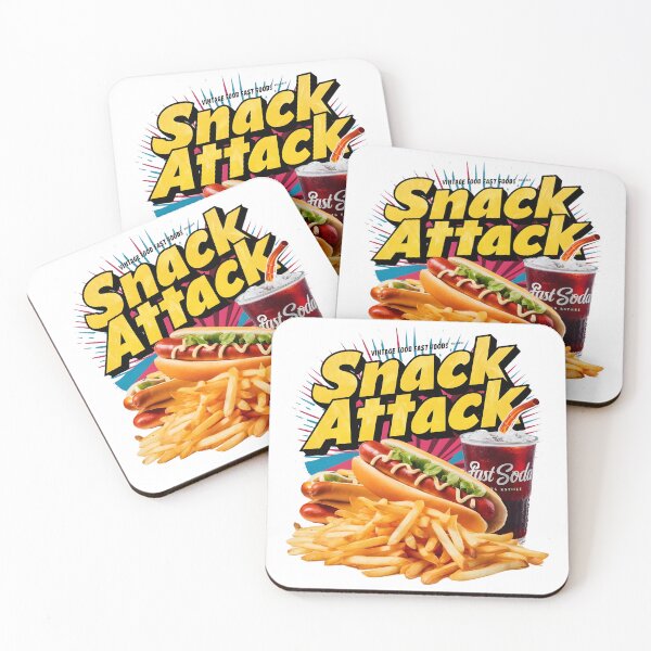 Item preview, "Snack Attack" Vintage fast food Ads designed and sold by OneLastWish.