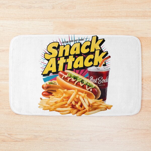 Item preview, "Snack Attack" Vintage fast food Ads designed and sold by OneLastWish.
