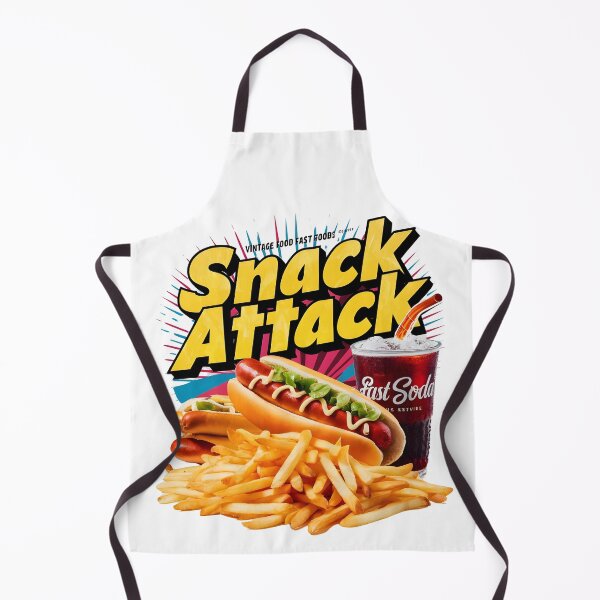 Item preview, "Snack Attack" Vintage fast food Ads designed and sold by OneLastWish.