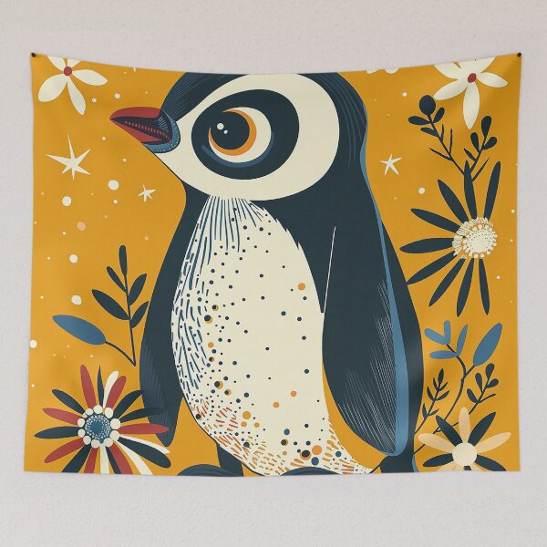 Item preview, Penguin Illustration Art designed and sold by nomiraclehere.