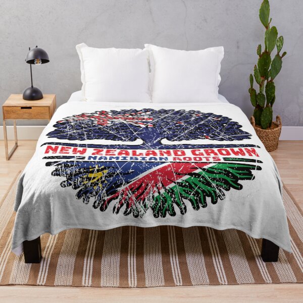 Item preview, Namibia Namibian New Zealander New Zealand Tree Roots Flag designed and sold by FlagX.
