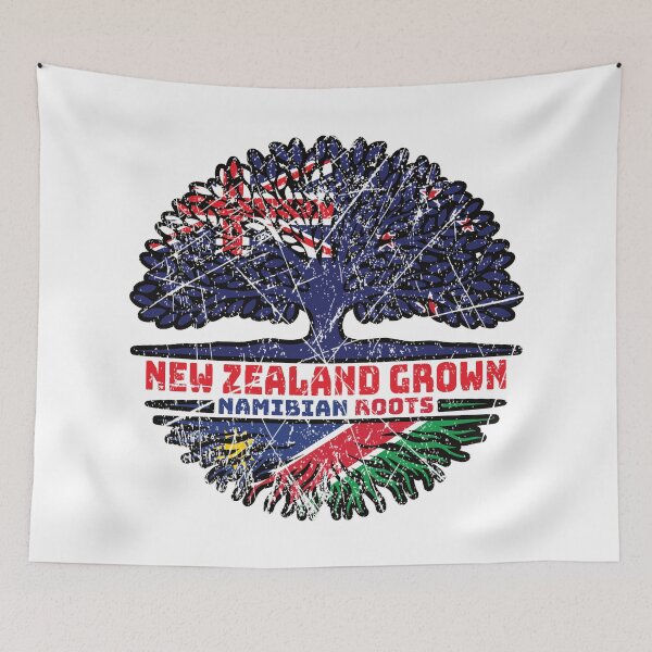 Item preview, Namibia Namibian New Zealander New Zealand Tree Roots Flag designed and sold by FlagX.