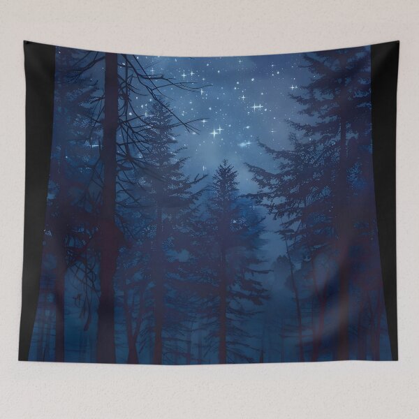 Item preview, Starry Night Forest designed and sold by AI-Only Creations.