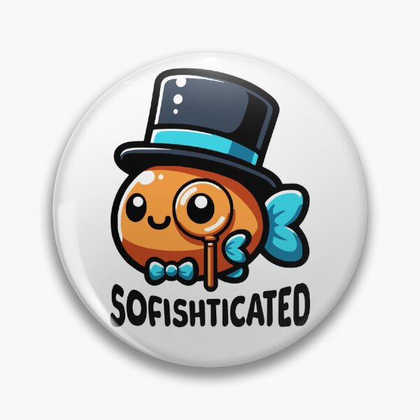 Artikelvorschau, Niedliches, klassisches Fisch-Wortspiel entworfen und verkauft von PMCreative.