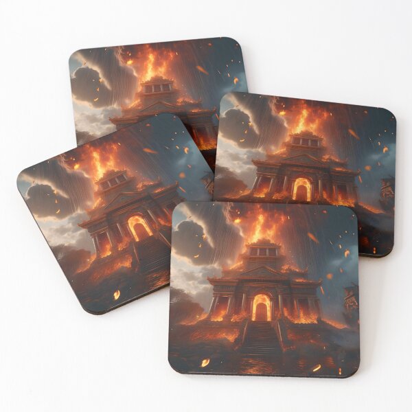 Item preview, Mansion on fire designed and sold by Grandcreators.