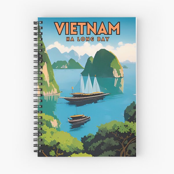 Item preview, Ha Long Bay Vietnam Travel Poster designed and sold by ZionPosteria.
