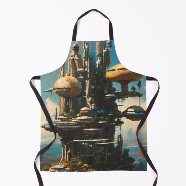 Item preview, the world of the future, art, architecture designed and sold by DonnaBlankaArt.