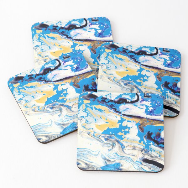 Item preview, Acrylic Pour - Sky Drift designed and sold by Highlandkings.