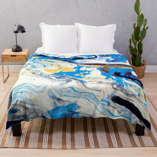 Item preview, Acrylic Pour - Sky Drift designed and sold by Highlandkings.