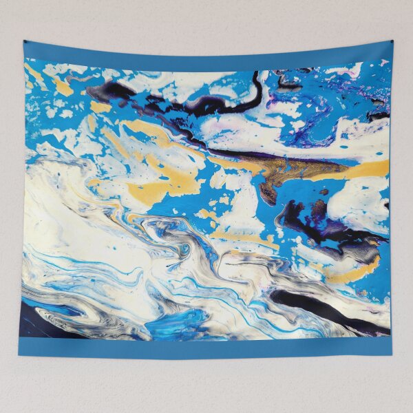 Item preview, Acrylic Pour - Sky Drift designed and sold by Highlandkings.