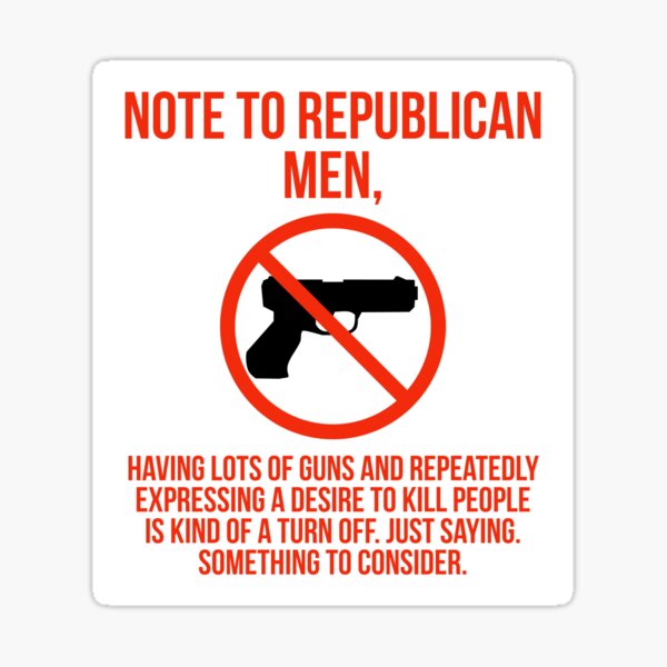 Item preview, Note to Republican men  designed and sold by Rachel the Artist .