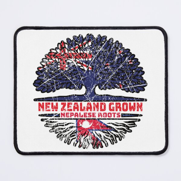 Item preview, Nepal Nepalese New Zealander New Zealand Tree Roots Flag designed and sold by FlagX.