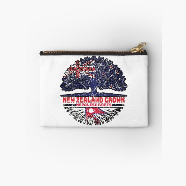 Item preview, Nepal Nepalese New Zealander New Zealand Tree Roots Flag designed and sold by FlagX.