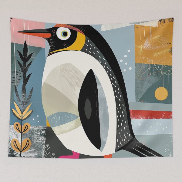 Item preview, Penguin Illustration Art designed and sold by nomiraclehere.