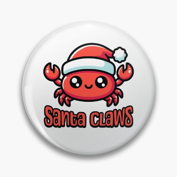 Item preview, Santa Claws! Cute Christmas Crab Pun designed and sold by PMCreative.